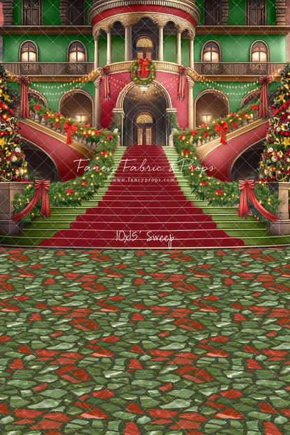 Merry Mansion- Multi Color Rug - with Sweep Option