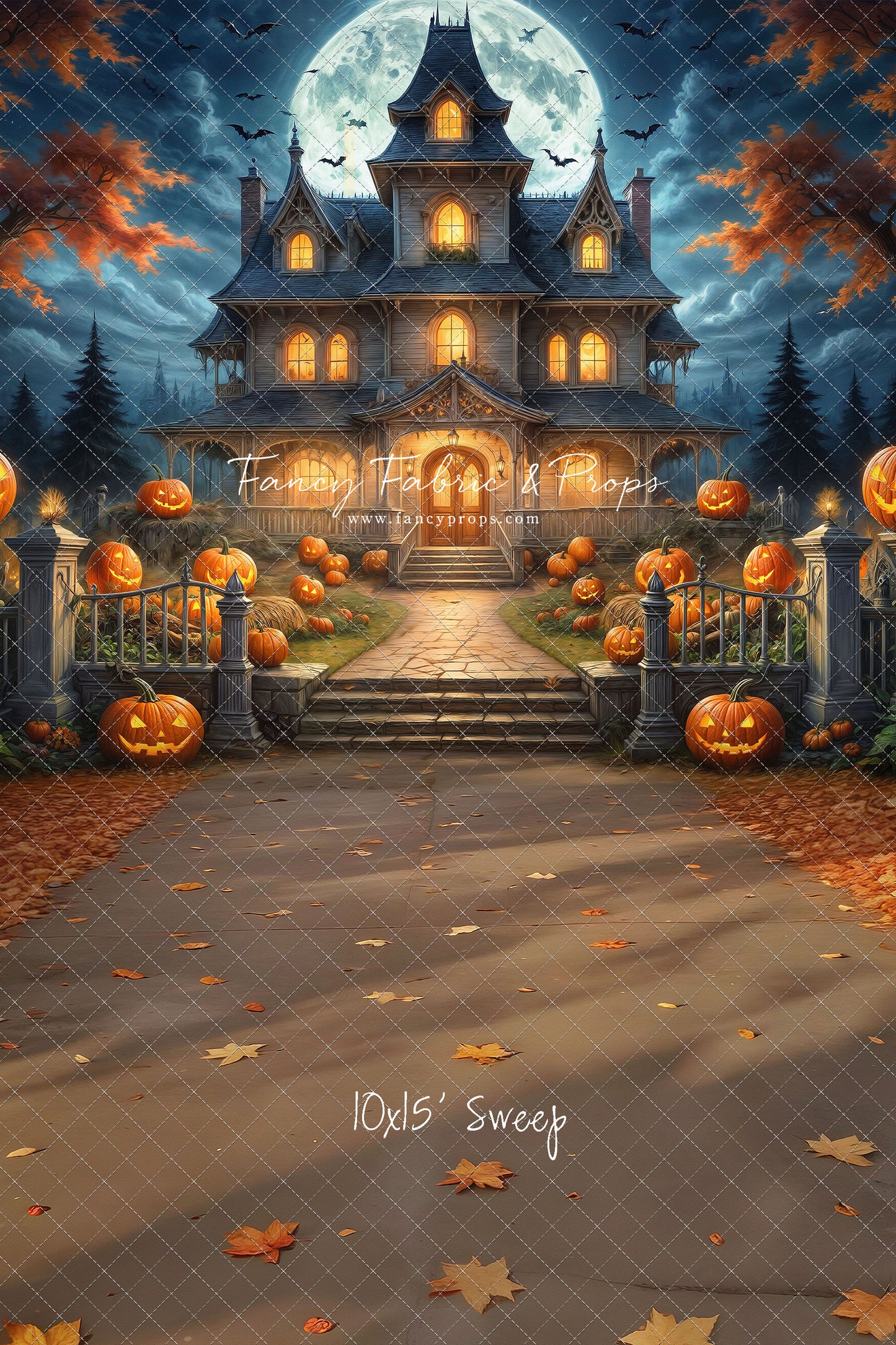 Moonlit Jack-O-Lantern Estate - With Sweep Option