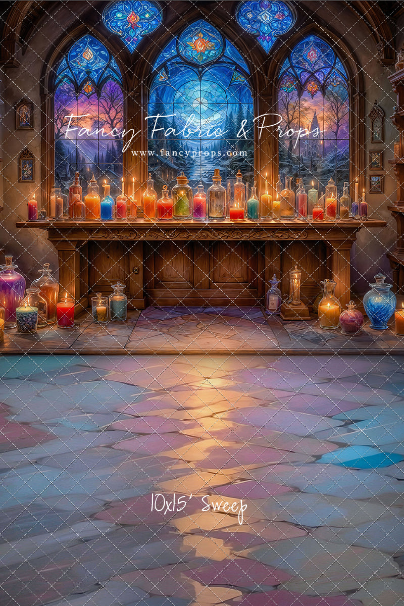 Mystic Potion Emporium - Cement Floor - With Sweep Option