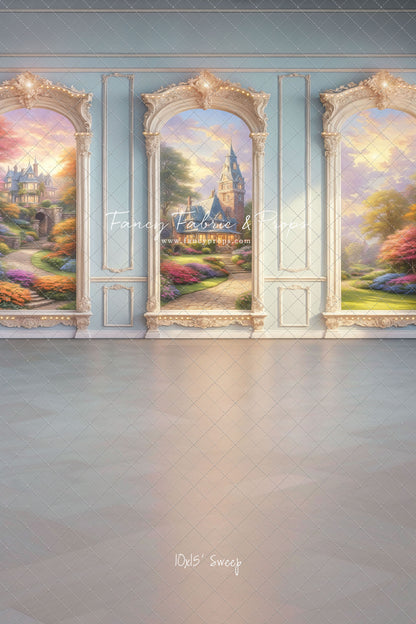 Royal Victorian Wainscoting Wall - With Sweep Option