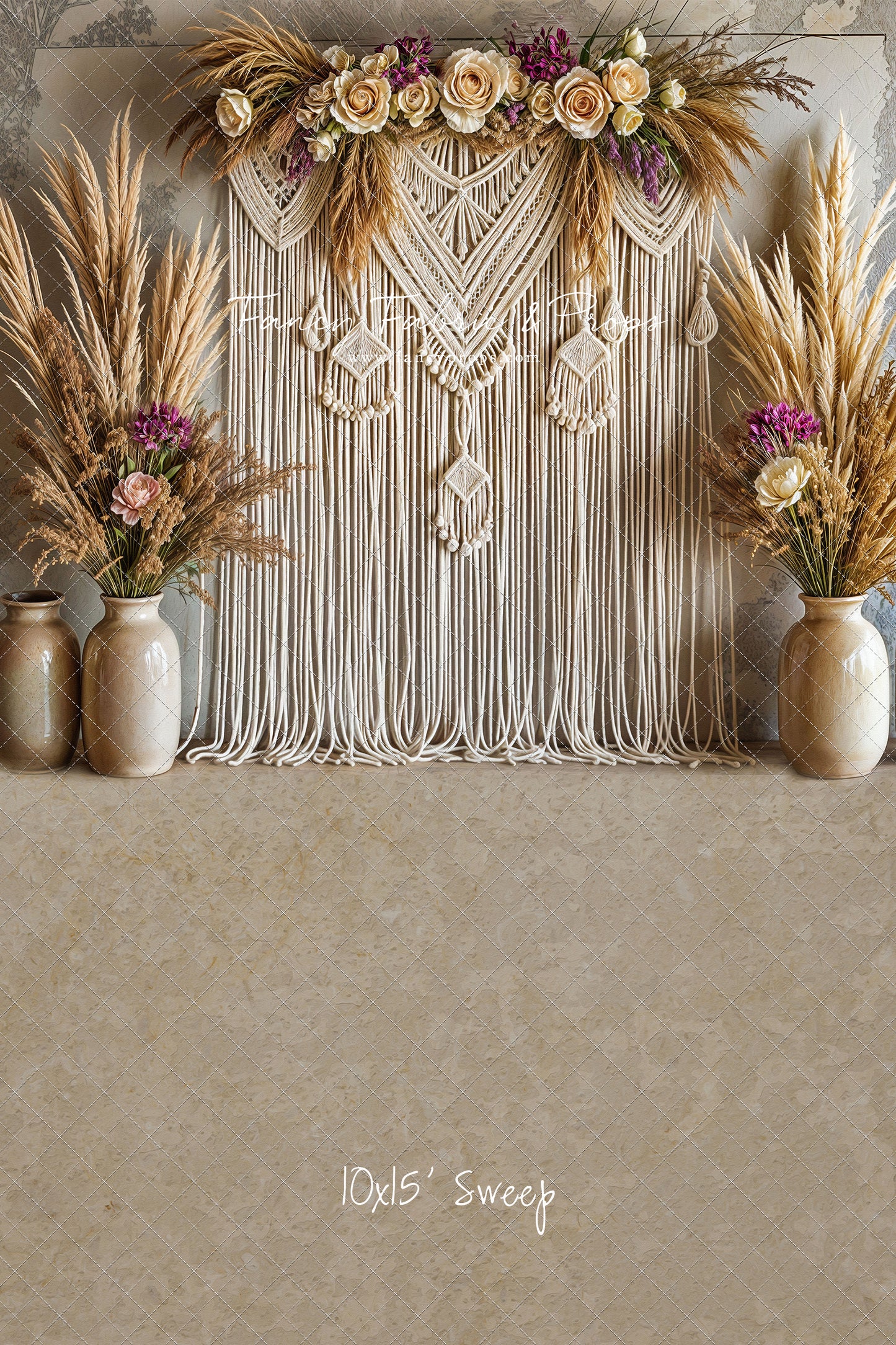 Rustic Woven Tapestry - With Sweep Option