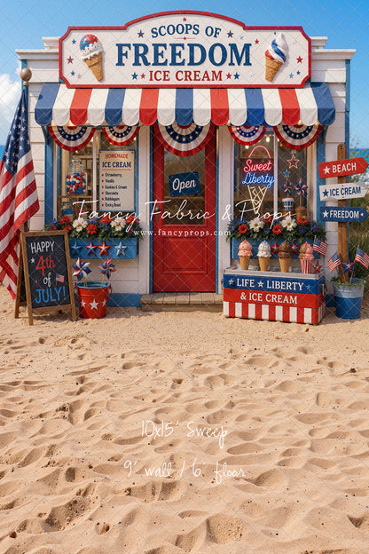 Sweet Liberty Ice Cream - With Sweep Option