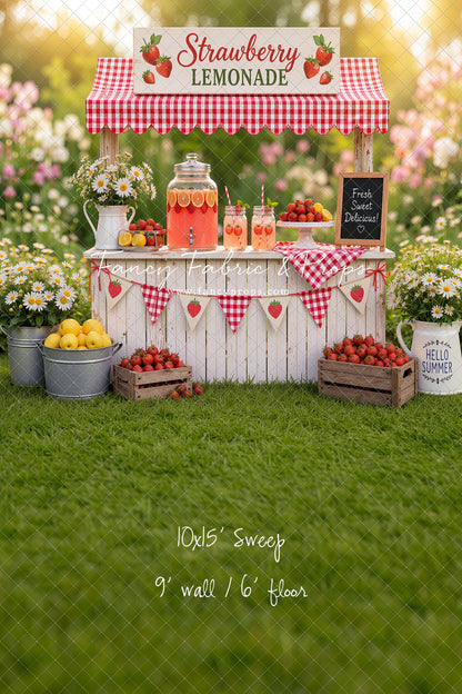Sweet Strawberry Sips - With Sweep Option