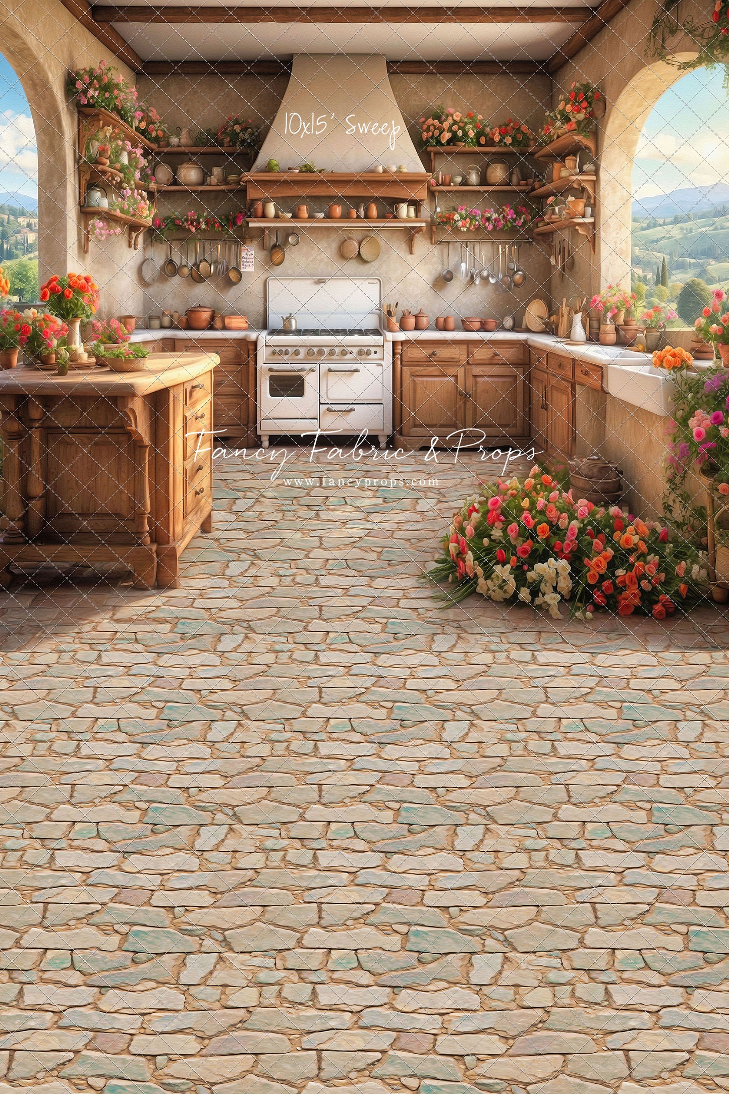 Tuscan Kitchen- With Sweep Option