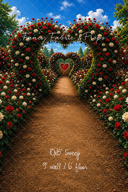 Heart Shaped Garden - With Sweep Option