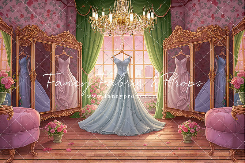 Dress Like A Princess - Ice Blue Dress - With Sweep Option