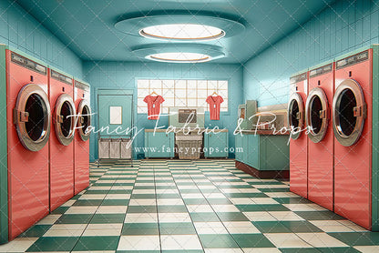 Laundry Day - Blue With Double Washers- With Sweep Option