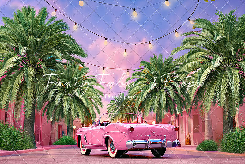 Malibu Shopping Center - Pink Car & Pink Floor - With Sweep Option