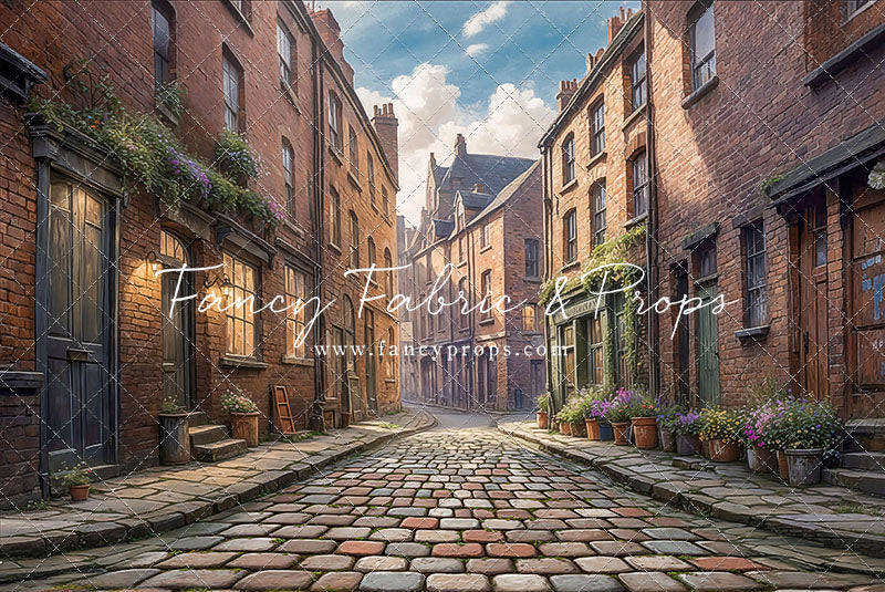 Garrison Lane - Colored Cobblestone - With Sweep Option