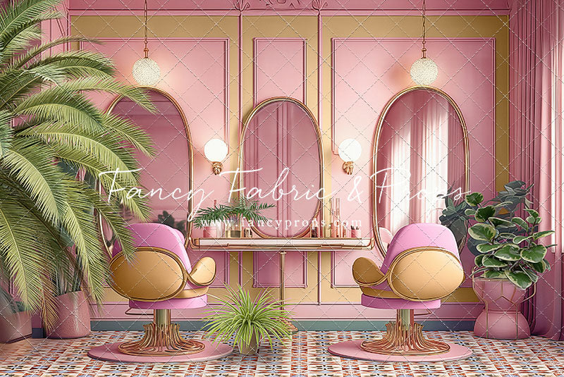 Teresa's Vanity - Tile Floor Option - With Sweep Option