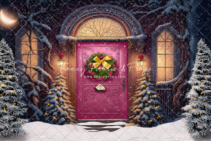 Home For The Holidays - Pink Door Option - with Sweep Option