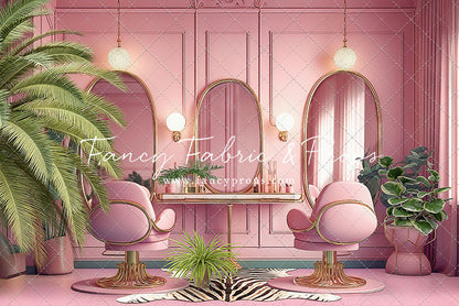 Teresa's Vanity - Pink Floor Option - With Sweep Option