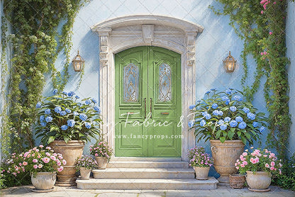 Summertime Patio - Green Door - With Sweep Option