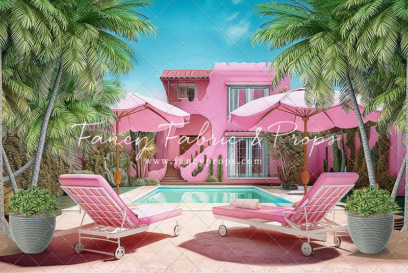 Barbie's Poolside Vacation - Pavement Floor - With Sweep Option