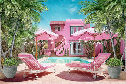 Barbie's Poolside Vacation - Pavement Floor - With Sweep Option