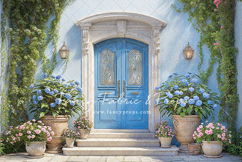 Summertime Patio - Blue Door - With Sweep Option