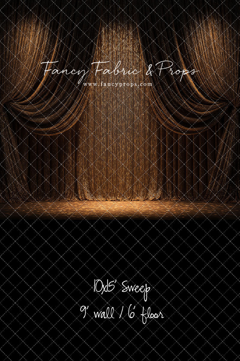 Amber Shimmer Stage - With Sweep Option