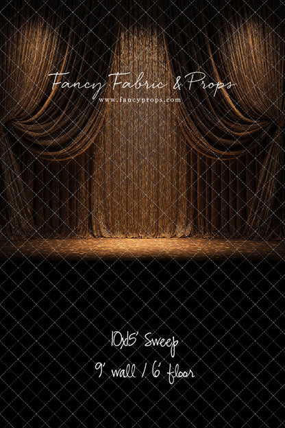 Amber Shimmer Stage - With Sweep Option