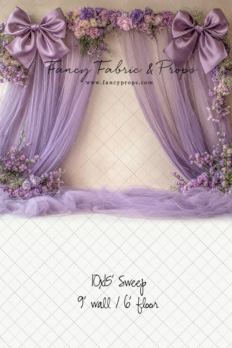 Amethyst Bow Blooms - With Sweep Option