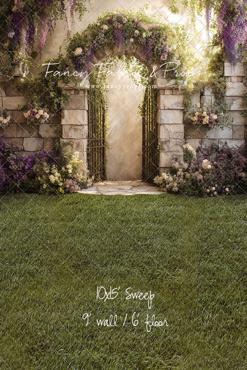 Amethyst Garden Gate - With Sweep Option