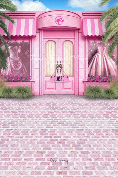 Barbie Boutique - With Pink Brick - With Sweep Option