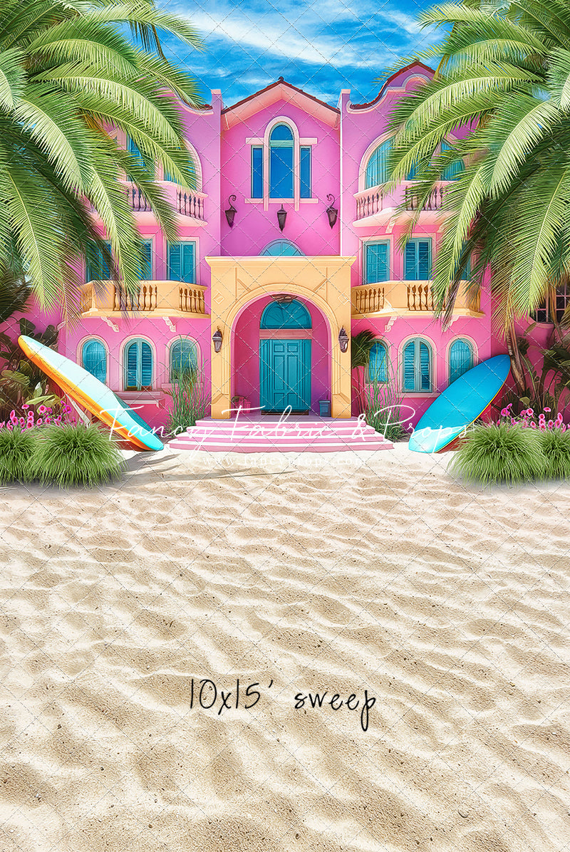 Barbie s Beach House With Sweep Option Fancy Fabric Props