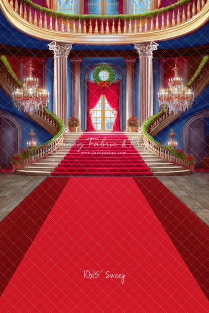 Belle's Royal Staircase - Red Carpet - With Sweep Option
