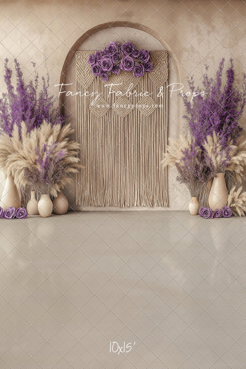 Bohemian Lavender Rose - With Sweep Option