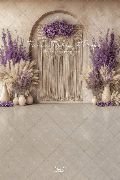 Bohemian Lavender Rose - With Sweep Option
