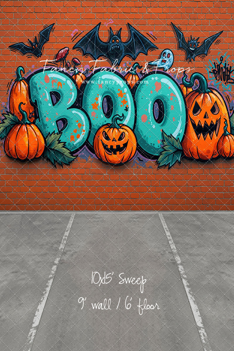 Boo Crew Graffiti Wall - With Sweep Option