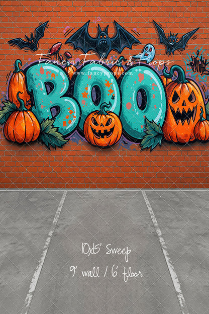 Boo Crew Graffiti Wall - With Sweep Option