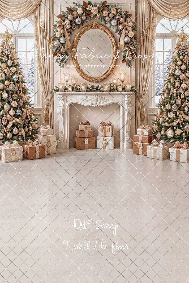 Christmas Beige Beauty - with Sweep Option