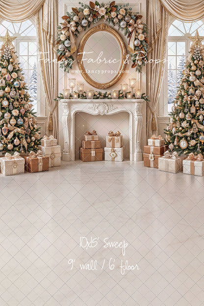 Christmas Beige Beauty - with Sweep Option