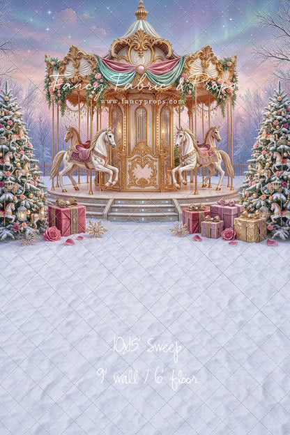 Christmas Carnation Carousel - With Sweep Option