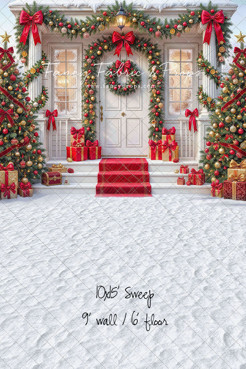 Christmas Front Porch Classic - With Sweep Option