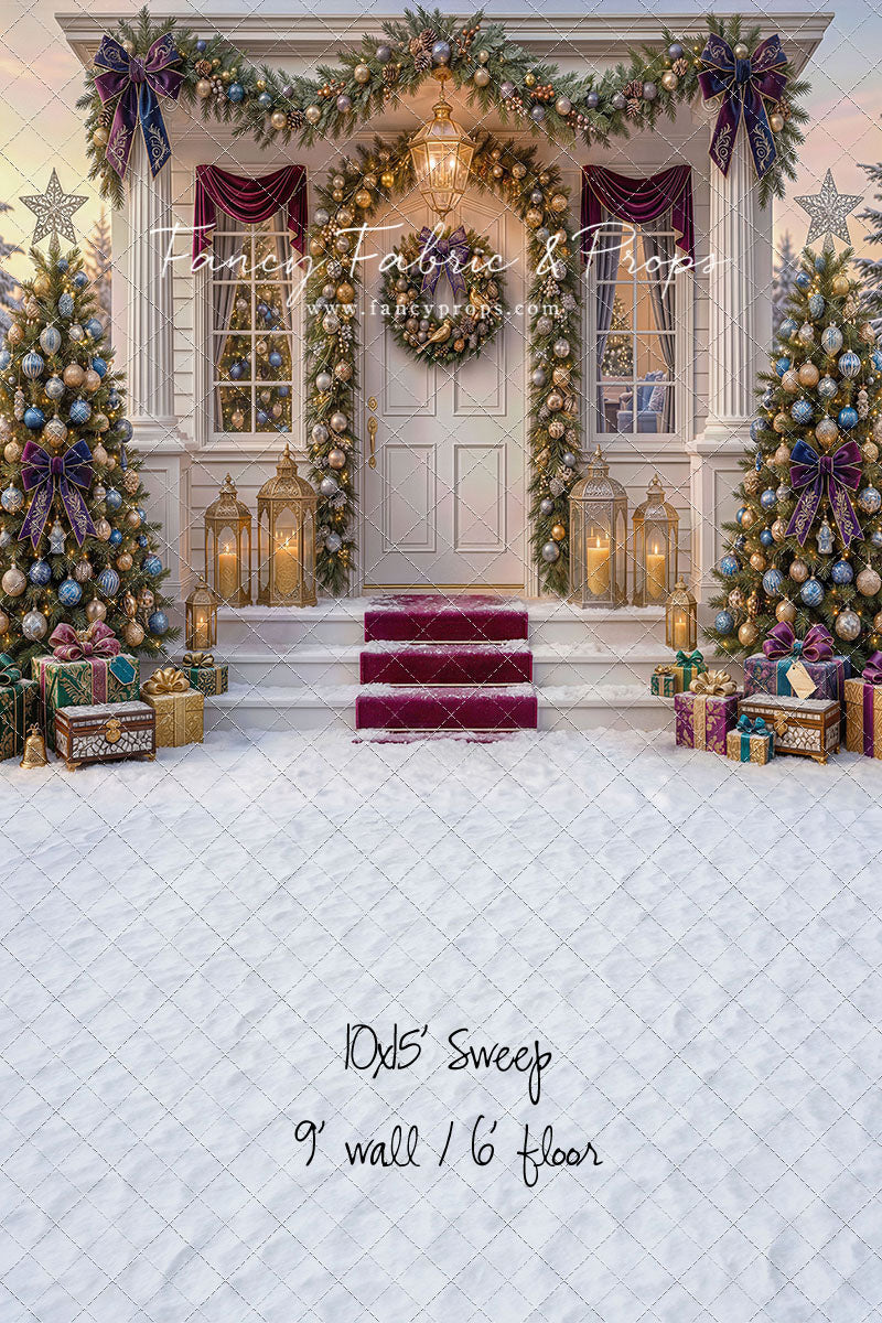 Christmas Plum Home - With Sweep Option