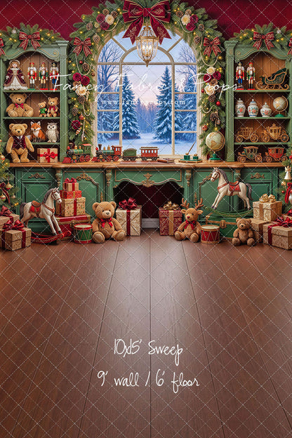 Christmas Toy Cabinet - with Sweep Option