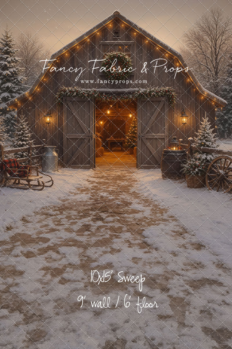 Christmas In The Timber Barn - with Sweep Option