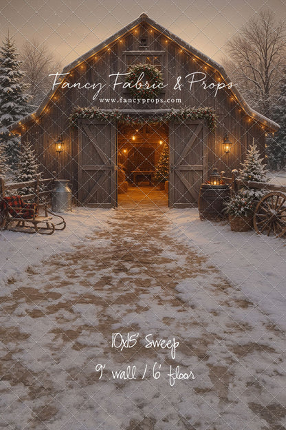 Christmas In The Timber Barn - with Sweep Option