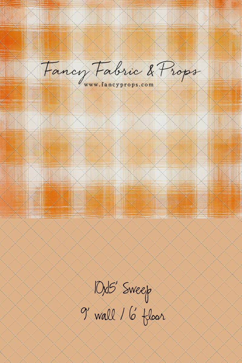 Citrus Tartan- With Sweep Option
