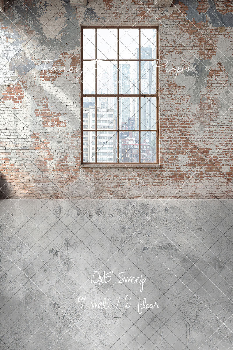 City Brick Canvas - With Sweep Option