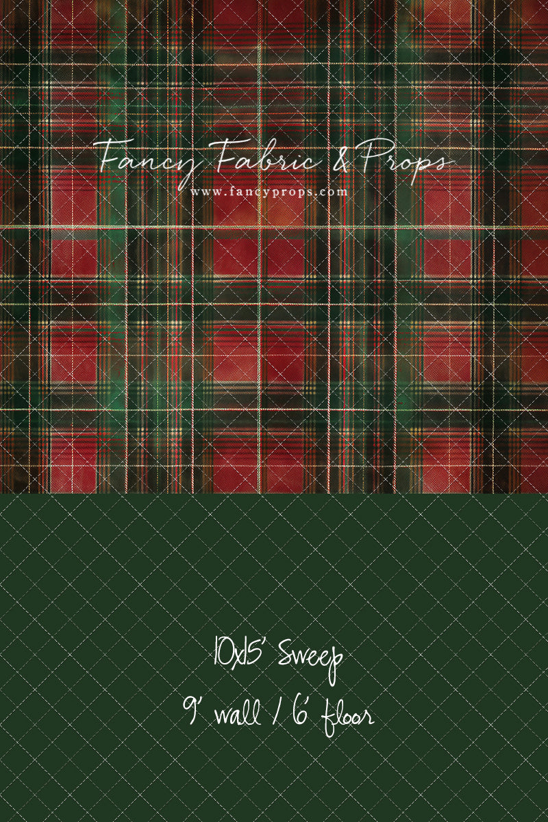 Classic Christmas Plaid - With Sweep Option