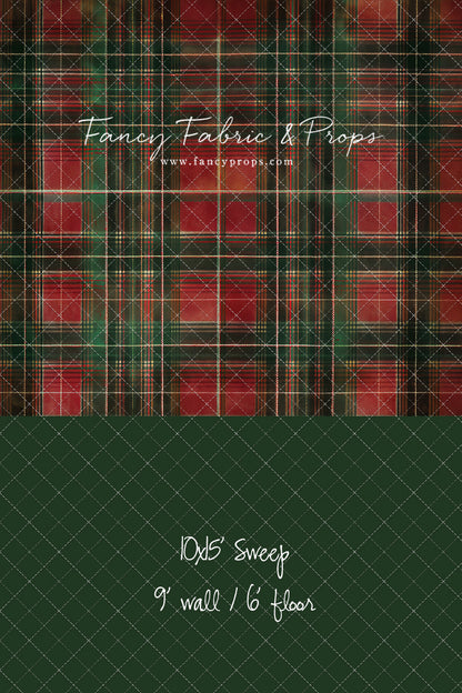 Classic Christmas Plaid - With Sweep Option