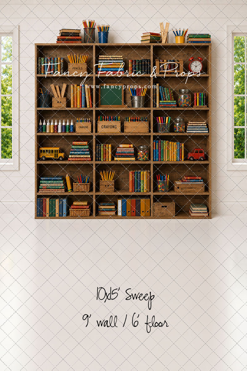 Classic Classroom Bookshelf - With Sweep Option