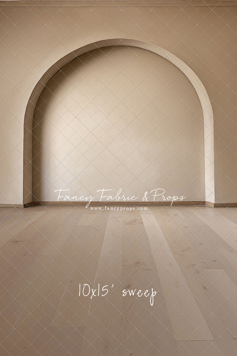 Classic Cream Alcove - Wood Floor - With Sweep Option