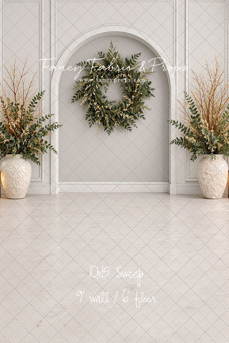 Clean Evergreen Arch - With Sweep Option