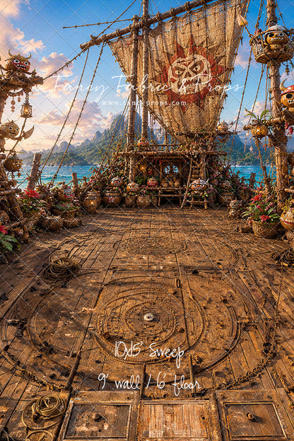 Coconut Pirate Voyage - With Sweep Option