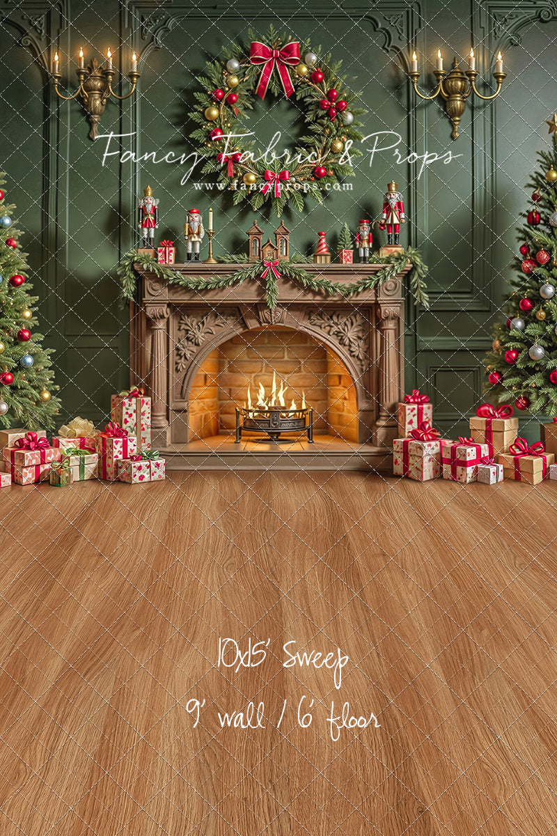 Emerald Christmas Room - with Sweep Option