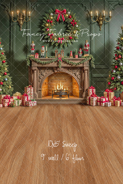 Emerald Christmas Room - with Sweep Option