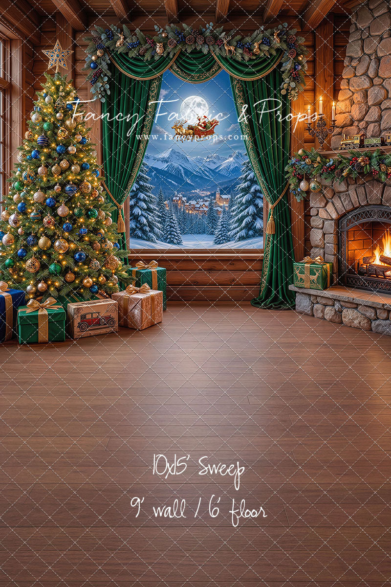 Emerald Mountain Sleigh View - with Sweep Option